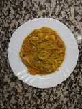 Cazuela de fideos con salmón