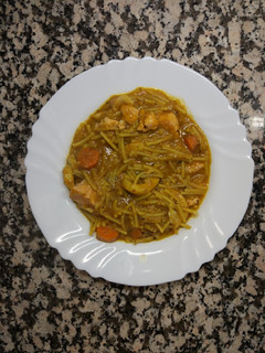 Una foto de Cazuela de fideos con salmón