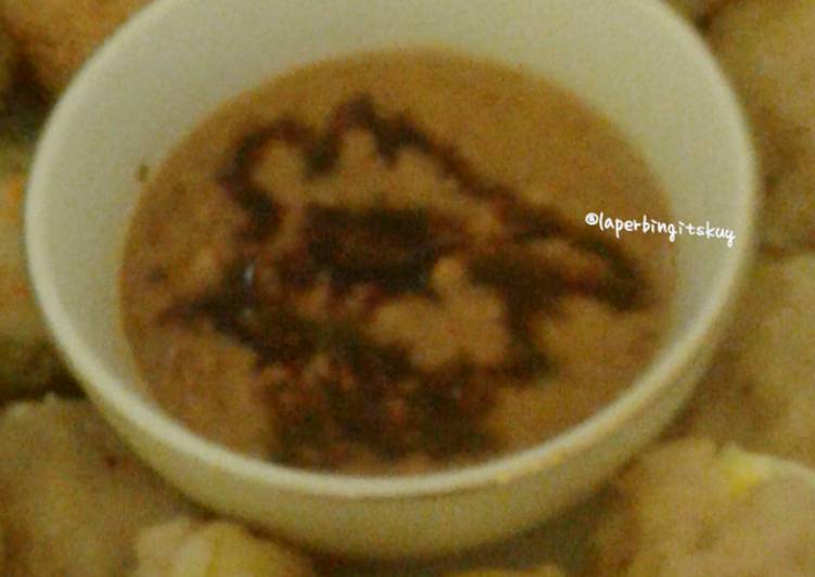 Resep Sambal kuah kacang sedap mantap (somay/sate), Bikin Ngiler