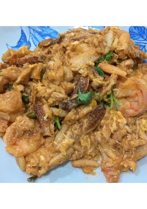รูปของ ปูกุ้งผัดซอสพริก