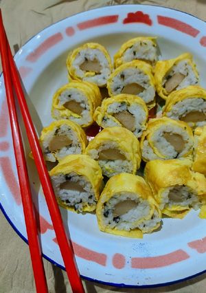 Foto resep Nasi Gulung Telur