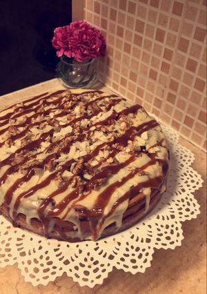 صورة لوصفة كيكة السينابون العملاق ✨
