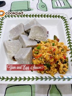 Gambar 👩🍳Yam and Egg Sauce 🇳🇬