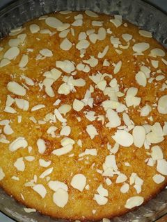 صورة لوصفة بسبوسة بنينة وخفيفة