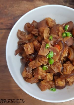 Foto resep Oseng Tempe Kulit Sapi