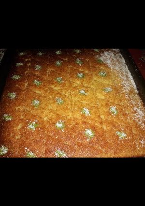 صورة لوصفة بسبوسة 😋