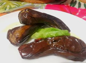 Foto di Melanzane al Forno con Pecorino, Aglio e Basilico