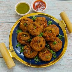 A picture of Ragi Pakoda / Bhajia - New Style Snacks Recipe.