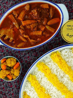 عکسی از دستور خورشت بامیه