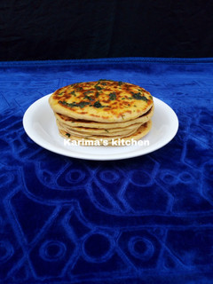 A picture of Egg pita bread.