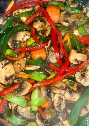 Una foto de Verduras Salteadas y Caramelizadas