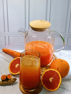 Foto resep Jus jeruk kunyit wortel