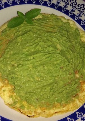 Una foto de Omelette de palta
