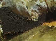 Una foto de chocolate amargo