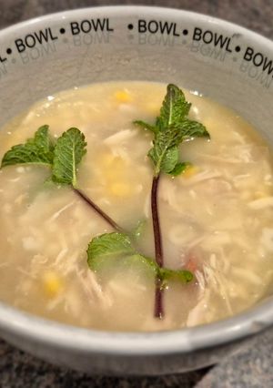 A picture of Chicken & Pasta Soup.