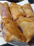 Lumpia Ubi Ungu Isi Keju Mozzarella