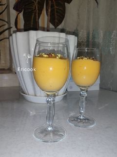 عکسی از دستور اسموتی موز و خرمالو و پرتقال