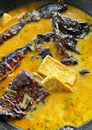 Foto resep Kotokan Ikan Pari Asap
