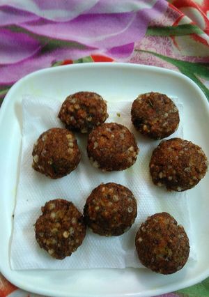 A picture of Sago kabab.