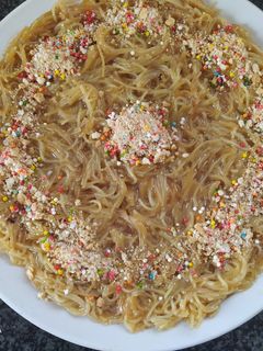 صورة لوصفة حلاوة الشعريه بالحليب 😋😋
