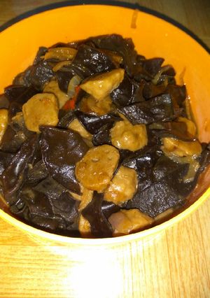 Foto resep Tumis jamur kuping+bakso