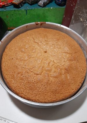 Una foto de Bizcocho de vainilla