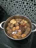 Semur bakso dan tahu