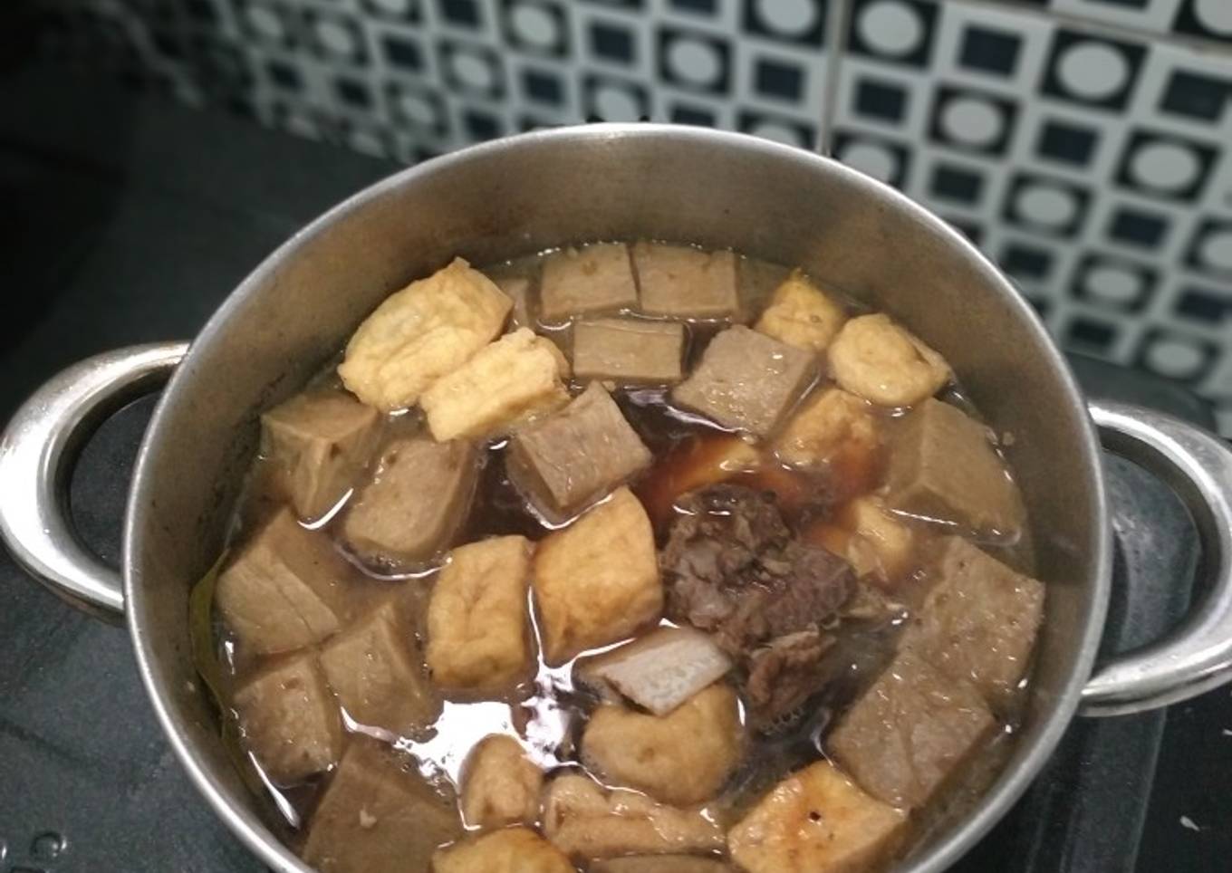 Semur bakso dan tahu