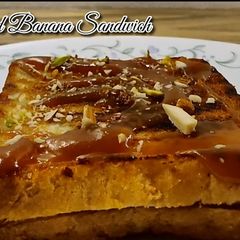 A picture of Caramalized Banana Sandwich.