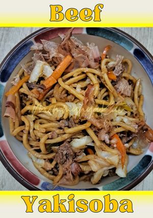 Foto resep 025 ♡ Beef Yakisoba ♡