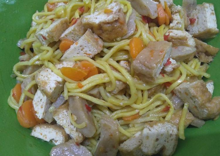 Resep Oseng mie campur bawur 😋 Anti Gagal