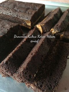 Foto resep Brownies Kukus Ketan Item