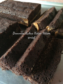 Foto resep Brownies Kukus Ketan Item