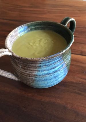 A picture of Instant Pot Vegan Split Pea Soup.