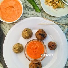 A picture of Bajra Cheesy Modaks.