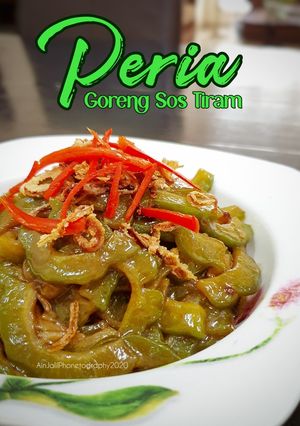 Gambar Peria goreng sos tiram