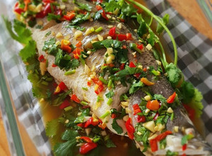 A picture of Thai Steamed Fish.