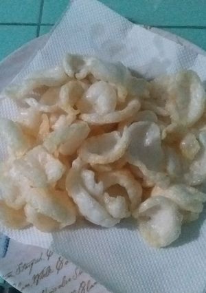 Foto resep Kerupuk nasi temen bubur ayam