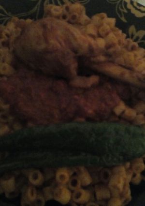 صورة لوصفة مكرونة بصوص دجاج 🐔