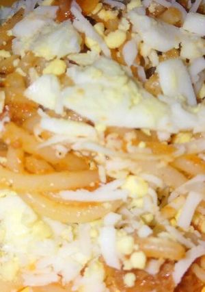 Foto resep Spaghetti bolognese telur rebus #bekal sekolah
