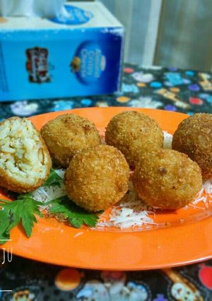 Foto resep Bola Bola Nasi Sayur dan Keju