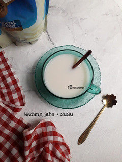 Foto resep Wedang jahe + susu