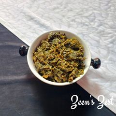A picture of Green Amaranthus Sabzi.