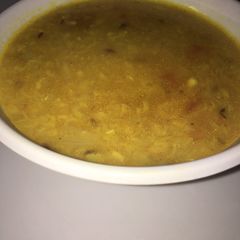 A picture of Yellow daal.