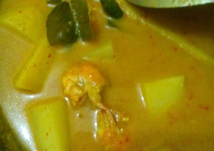 Udang gulai Aceh ala" aku..😁