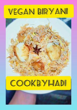 A picture of Madrasi Vegan's Special Biryani.