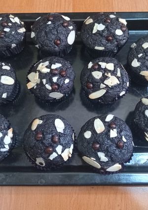 Foto resep Muffin Coklat Simple, no mixer no telur