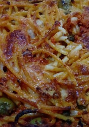 Foto di Bucatini alla pizzaiola in forno