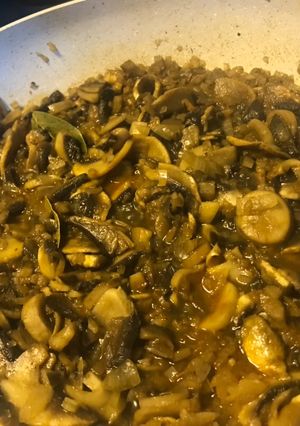 Gombapörkölt recept fotója