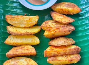 Gambar Potato Wedges Oregano Air Fryer